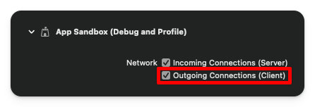 MacOS Outgoing Connections